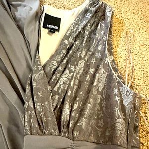 Women’s Silver evening gown